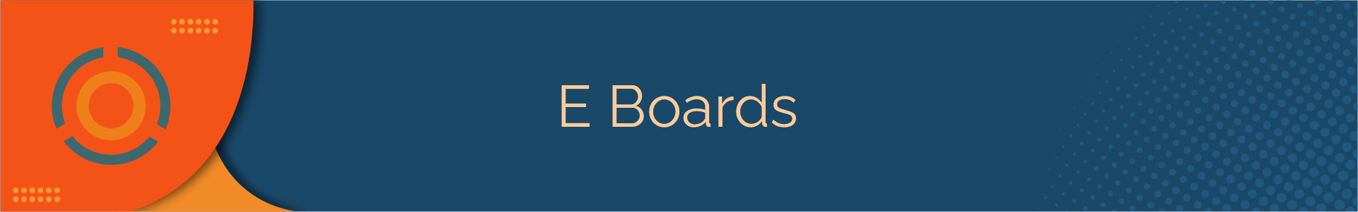 E board